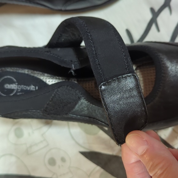 Easy Spirit Womens Mary Jane Heels Shoes Size 8 Wedge Anti Gravity Strap - Picture 3 of 12